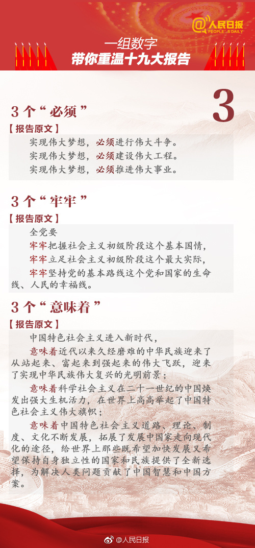 2019年浙江公務(wù)員考試時(shí)政：一組數(shù)字，帶你重溫十九大報(bào)告